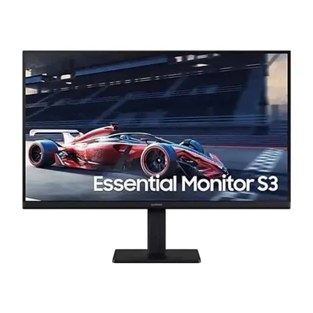 MONITOR SAMSUNG 27" FHD ESSENCIAL S3 - 100HZ - IPS - PRETO - HDMI, VGA