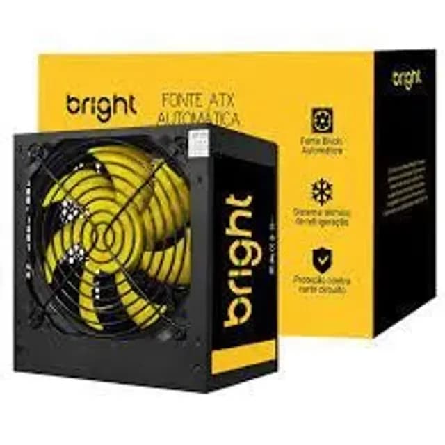 FONTE ATX AUTOMATICA 650W - BRIGHT