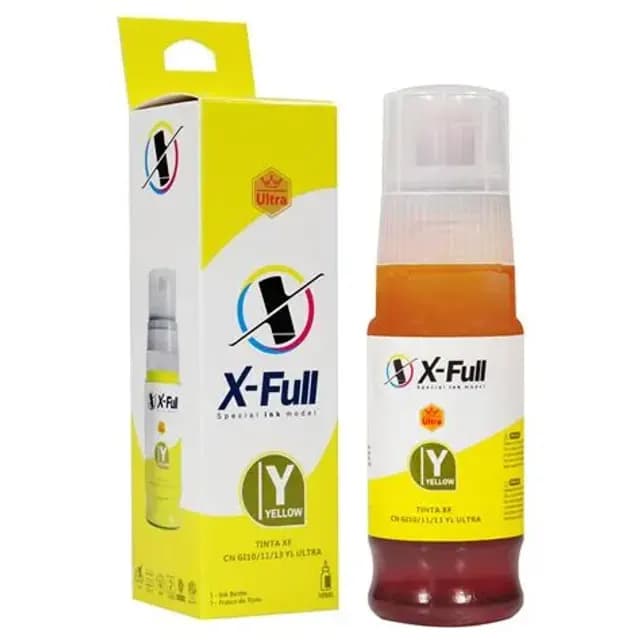 REFIL DE TINTA COMPATIVEL CANON GL10 / GL11 ( AMARELA ) 70ML - X-FULL