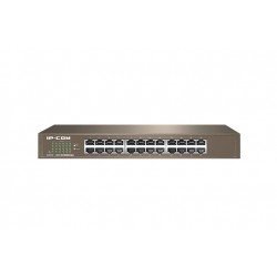 SWITCH IP-COM G1024D - 24 PORTAS GIGABIT - (NÃO GERENCIÁVEL) - PADRÃO PARA RACK SWITCH IP-COM G1024D - 24 PORTAS GIGABIT - (NÃO GERENCIÁVEL) - PADRÃO PARA RACK