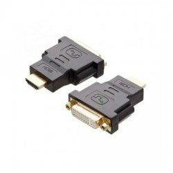 Adaptador DVI para HDMI Dex 24 + 4 Pinos, Conector Bidirecional HD 1080p 60Hz