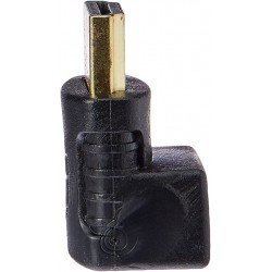 Adaptador HDMI Macho para HDMI Fêmea Dex 90 Graus Em “L” Adaptador HDMI Macho para HDMI Fêmea Dex 90 Graus Em “L”