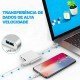 Adaptador Tipo C Multiporta Com USB HDMI e USB-C Adaptador Tipo C Multiporta Com USB HDMI e USB-C