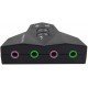 Adaptador USB Para 7.1 Duplo Microfone/ Headset, Knup – HB-T65 Adaptador USB Para 7.1 Duplo Microfone/ Headset, Knup – HB-T65
