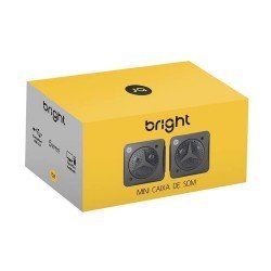 Mini Caixa De Som Bright, 0359, USB, 5W, Preto Mini Caixa De Som Bright, 0359, USB, 5W, Preto