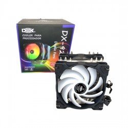 Air Cooler CPU Universal DEX, Processador Intel / Amd, Fan Duplo, ARGB – DX-9228W