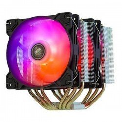 Air Cooler CPU Universal DEX, Processador Intel / Amd, Fan Duplo, ARGB – DX-9228W Air Cooler CPU Universal DEX, Processador Intel / Amd, Fan Duplo, ARGB – DX-9228W