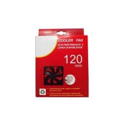Cooler Fan Dex DX-12C, Preto, 120mm, Gabinete Ventoinha Cooler Fan Dex DX-12C, Preto, 120mm, Gabinete Ventoinha