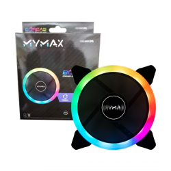 Cooler Fan Mymax, Boreas 120mm para Gabinete Gamer, LED ARGB