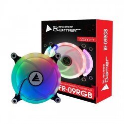 Cooler Fan Bluecase Ring BFR-09RGB, LED RGB Por Controlador, 120mm