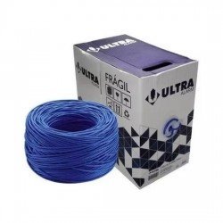 Cabo de Segurança Ultra Alarm – Megatron – 0,5mm 4 Pares Bobina 300m, Preto (metros)