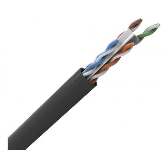 CABO DE REDE CAT6 4P FURUKAWA 100% COBRE - SOHOPLUS - PRETO (VENDA POR METRO) CABO DE REDE CAT6 4P FURUKAWA 100% COBRE - SOHOPLUS - PRETO (VENDA POR METRO)