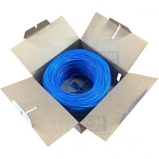 CAIXA DE CABO DE REDE CAT5E FURUKAWA 100% COBRE - SOHOPLUS 305M CMX PRETO CAIXA DE CABO DE REDE CAT5E FURUKAWA 100% COBRE - SOHOPLUS 305M CMX PRETO