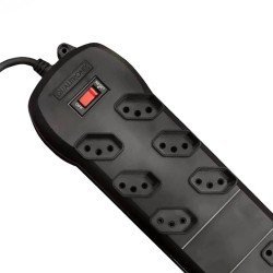 Filtro Linha 10 Tomadas Qualitronix QFL-8 Bivolt Filtro Linha 10 Tomadas Qualitronix QFL-8 Bivolt