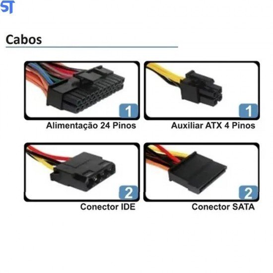 FONTE ATX 230W NOMINAL - BLUECASE FONTE ATX 230W NOMINAL - BLUECASE