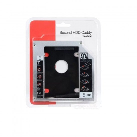 Case Adaptador Caddy SSD/ HD Para Notebook Universal (27.7mm) Case Adaptador Caddy SSD/ HD Para Notebook Universal (27.7mm)
