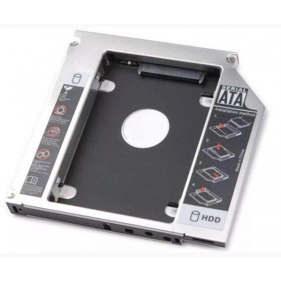 Case Adaptador Caddy SSD/ HD Para Notebook Universal (27.7mm) Case Adaptador Caddy SSD/ HD Para Notebook Universal (27.7mm)