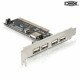 Placa PCI-E DEX DP-52 USB 2.0 Com 5 Portas