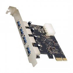 PLACA PCI-E USB 3.0 X4 - DEX - REF. DP-43