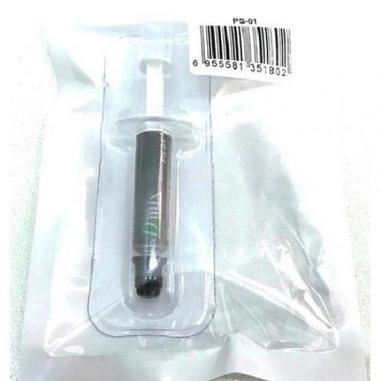 Pasta Térmica Thermal Silver Seringa, Processador Note e PC, Prata, 1G - PS-01 Pasta Térmica Thermal Silver Seringa, Processador Note e PC, Prata, 1G - PS-01