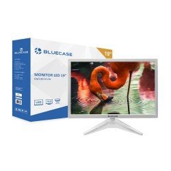 Monitor Branco LED 19" Bluecase,  BM19D2HVW, Resolução De 1400x900, Bivolt, HDMI | VGA, 60Hz