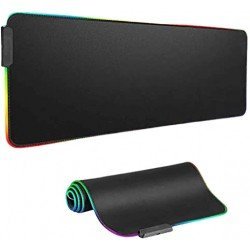 MOUSEPAD GAMER DN42 30X80 PRETO C/RGB - DRAXEN MOUSEPAD GAMER DN42 30X80 PRETO C/RGB - DRAXEN