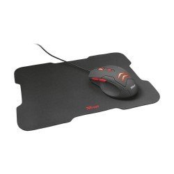 MOUSE GAMING TRUST ZIVA 3000DPI C/ MOUSEPAD PRETO MOUSE GAMING TRUST ZIVA 3000DPI C/ MOUSEPAD PRETO