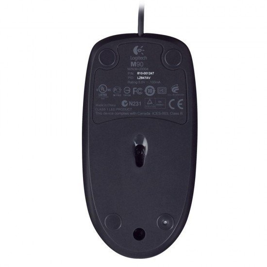MOUSE LOGITECH COM FIO - M90 PRETO MOUSE LOGITECH COM FIO - M90 PRETO
