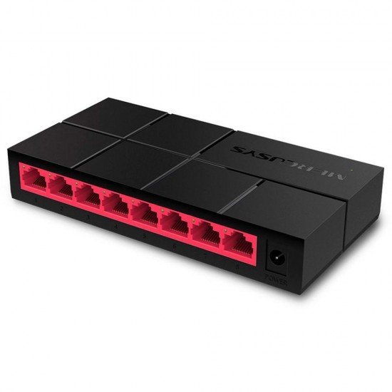 Switch Mercusys MS108G Gigabit, 8 Portas, Tecnologia Green Ethernet - 10/100/1000Mbps Switch Mercusys MS108G Gigabit, 8 Portas, Tecnologia Green Ethernet - 10/100/1000Mbps