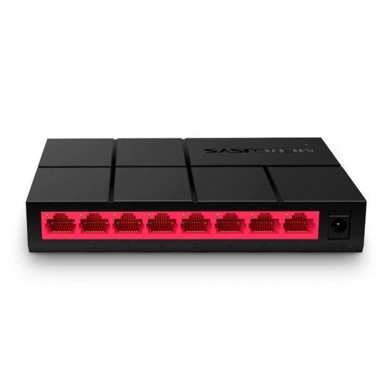 Switch Mercusys MS108G Gigabit, 8 Portas, Tecnologia Green Ethernet - 10/100/1000Mbps Switch Mercusys MS108G Gigabit, 8 Portas, Tecnologia Green Ethernet - 10/100/1000Mbps