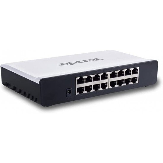 Switch Desktop Tenda S16, 16 Portas, Tecnologia Green Ethernet - 10/100Mbps Switch Desktop Tenda S16, 16 Portas, Tecnologia Green Ethernet - 10/100Mbps