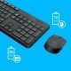 Kit Teclado e Mouse sem fio Logitech MK235, USB, Pilhas Inclusas e Layout ABNT2 Kit Teclado e Mouse sem fio Logitech MK235, USB, Pilhas Inclusas e Layout ABNT2