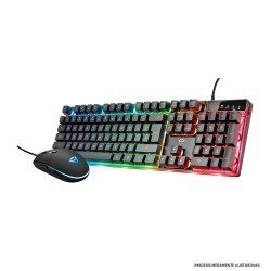 KIT TECLADO/MOUSE GAMER - TRUST - GXT838 AZOR