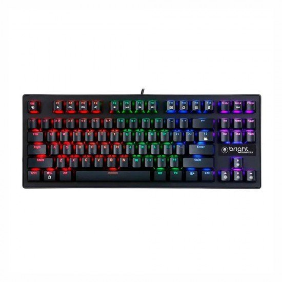 Teclado Gamer Mecânico Bright Compact GTC559, Swith Blue, Led, Us Teclado Gamer Mecânico Bright Compact GTC559, Swith Blue, Led, Us