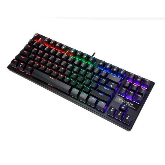 Teclado Gamer Mecânico Bright Compact GTC559, Swith Blue, Led, Us Teclado Gamer Mecânico Bright Compact GTC559, Swith Blue, Led, Us