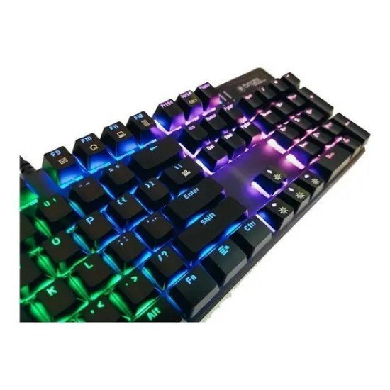 Teclado Gamer Mecânico Bright Tank GTC560, Swith Blue, Led, Us