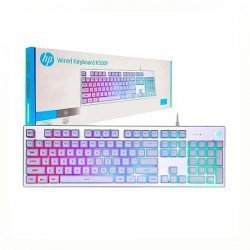 TECLADO GAMER USB HP PRETO - MEMBRANA - LED - K500F
