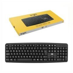 TECLADO BASIC PRETO USB - BRIGHT